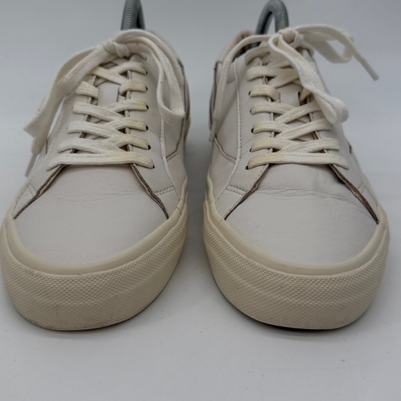 Madewell MWL Women’s Sidewalk Low-Top Pale Parchment Leather Sneakers Size 8.5 - Picture 8 of 15
